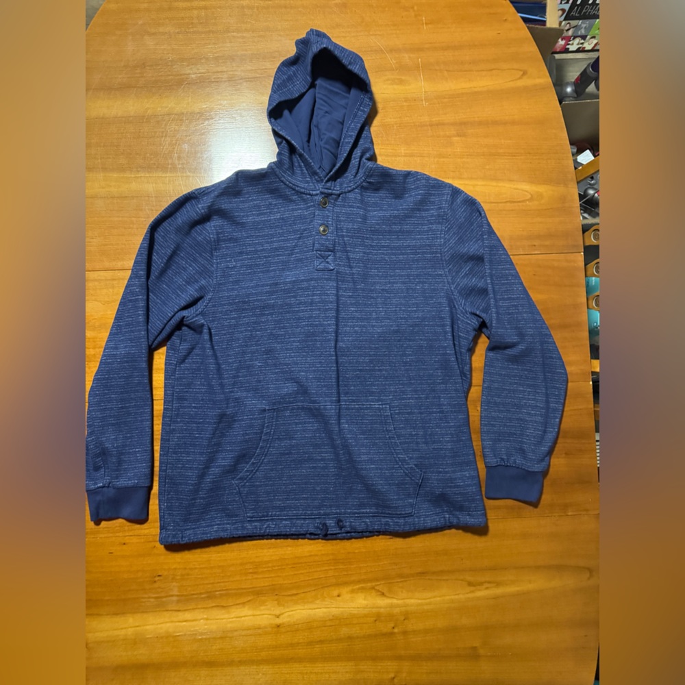 Old Navy Men's Navy Blue Hoodie Sweater XXL EUC
